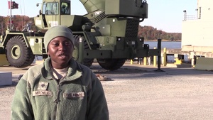 SPC Timmi Mitchell sends a holiday greeting home to San Diego, CA.