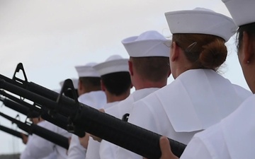 Rain Provides Reflection during Pearl Harbor Survivor Memorial Service