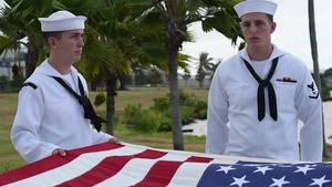 Ash Scattering Ceremony for Pearl Harbor Survivor Jack A. Stoeber