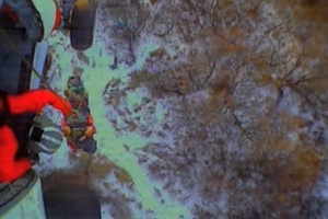 Ammok Island, Alaska, hoist of injured hiker
