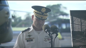 Pearl Harbor 75th: Wheeler Airfield Wreath Laying
