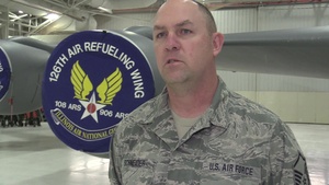 126 ARW Flies Black Letter Flight