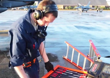 Checkered Flag 17-1 F-15 Ops from Day One (BROLL)