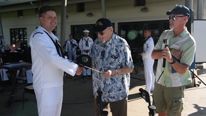 Pearl Harbor Survivor Appointed Honorary Bandmaster During 75th Commemoration of the Attack on Pearl Harbor B-Roll