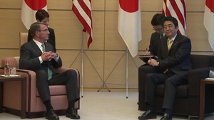 Carter Meets Japanese Prime Minister