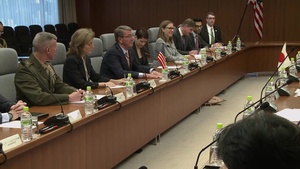 Carter Meets Japanese Defense Minister