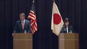 Carter and Japanese Defense Minister Hold Press Conference