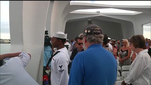 Pearl Harbor 75th: USS Arizona Double Interment Ceremony