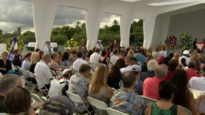 USS Arizona Double Interment B-Roll