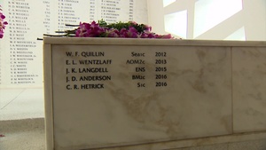 Interment ceremony on USS Arizona B-Roll