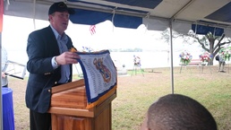Commemoration ceremony at USS Nevada