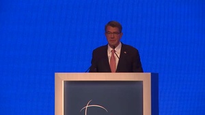 Carter delivers remarks during Manama Dialogue 2 of 7