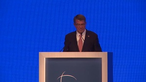 Carter delivers remarks during Manama Dialogue 3 of 7