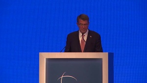 Carter delivers remarks during Manama Dialogue 5 of 7
