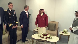 Carter Meets King of Bahrain