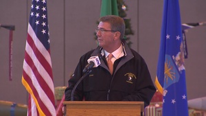 Carter Speaks at Aviano Troop Event