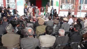 TF Tiger, Czech Army and 3d Cavalry Regiment present Awards at Hora jalaly High School in Parwan Province