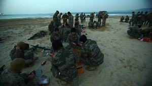 Field Bonfire with Korean Counterparts - B-roll