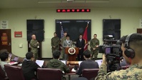 Okinawa Area Coordinator Addresses the Media About MV-22 Incident