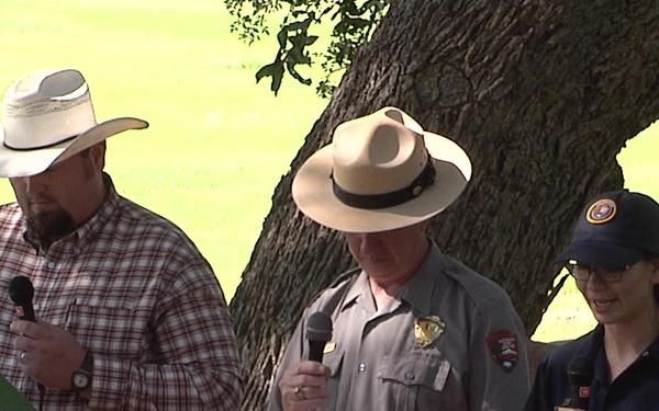 LBJ Wreath Laying Ceremony