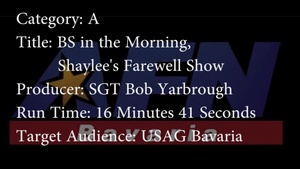 Category A: Audio Entertainment Program