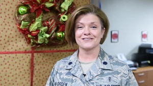Lt. Col. Stacey Van Orden holiday greeting