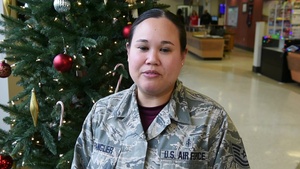 Tech. Sgt. Clarissa Spangler holiday greeting