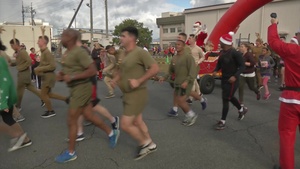 B-roll of the Marine Corps Air Station Iwakuni Jingle Bell Jog