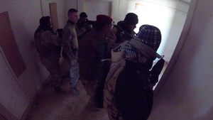 Military operations in urban terrain training at Al Asad.