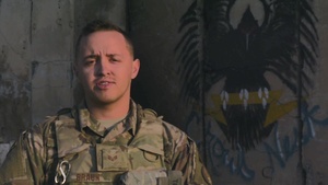 Senior Airman Jeremy Braun Holiday Shoutout and special message for Selena Gomez