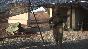 Task Force Strike field artillery supports Mosul counter-offensive