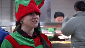 Spreading Cheer on Osan