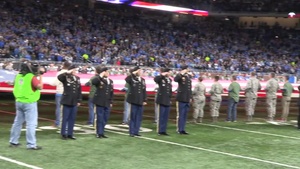 Detroit Lions Host Michigan Service Members