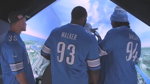 Detroit Lions Visit Selfridge ANGB