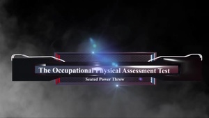 Army Occupational Physical Assessment Test Demonstration Highlight