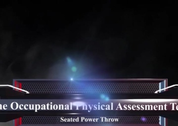 Army Occupational Physical Assessment Test Demonstration Highlight