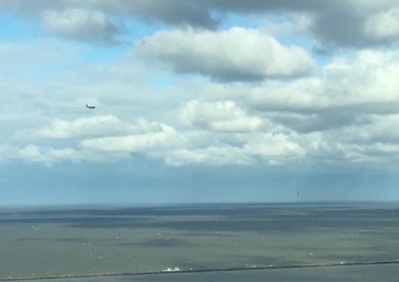 Canadian CC-130 searches Lake Erie for missing plane