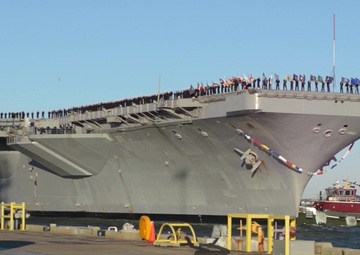 USS Eisenhower Homecoming B-Roll