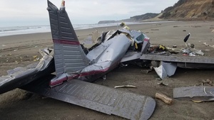 Coast Guard aircrew investigates plane crash near Port Orford, Ore.