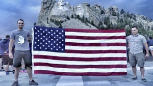 Old Glory travels from sea to shining sea