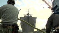 USS Germantown (LSD-42) Dry-Dock