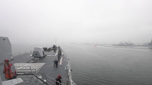 USS Wayne E. Meyer DDG 108 Departs for Deployment