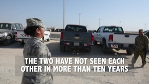 Deployed brother, sister reunite after 10 years apart