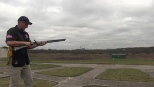 Members from the Army Marksmanship Unit demonstrate their skills on the shooting range.