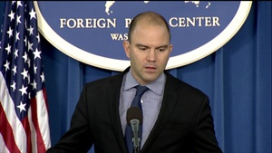 Washington Foreign Press Center Briefing: A Look Back on the Obama Administration's Foreign Policy Record