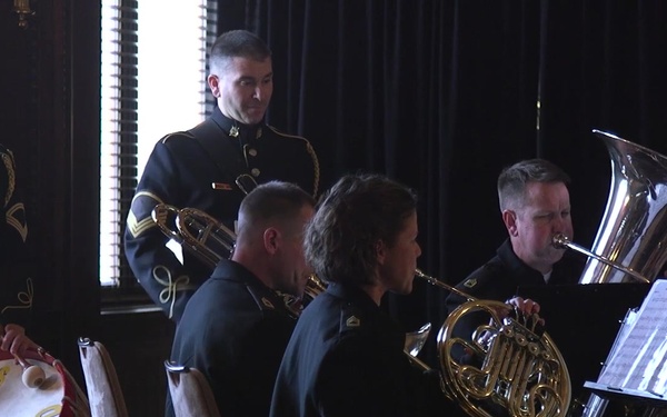 Rehearsal and Performance of Band and Color Guard