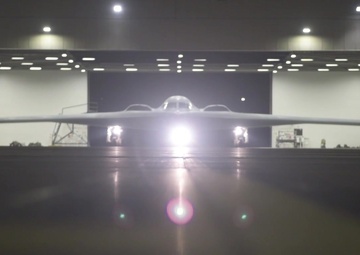 B-2 Leaving Hangar