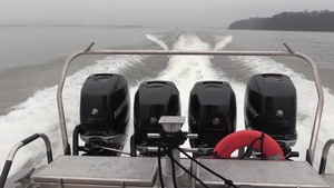 CBP Air and Marine Operations SAFE Boats Monitoring DC Waterways for 58th Inauguration