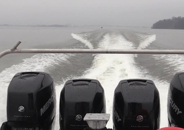 CBP Air and Marine Operations SAFE Boats Monitoring DC Waterways for 58th Inauguration