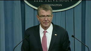 Carter, Pentagon Press Secretary Brief Media on Counter-ISIL Campaign
